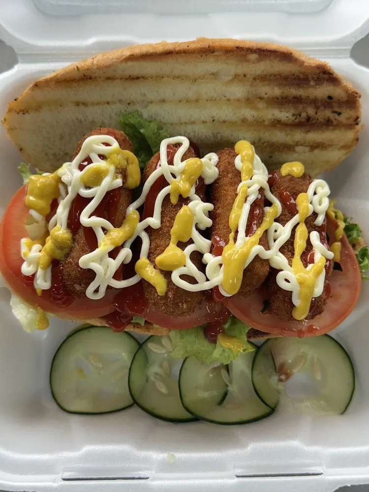 Rico Pan Con Croquetasy